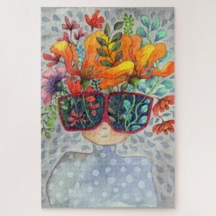 Creatividad de gafas de sol Rompecabezas