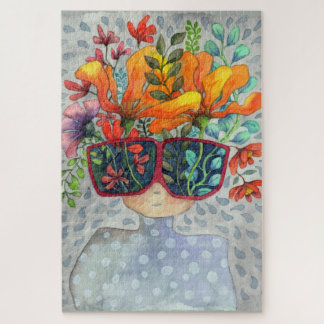 Creatividad de gafas de sol Rompecabezas