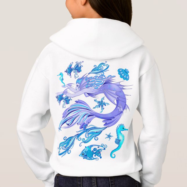 Creatividad de hadas púrpura de Sirena (Reverso)