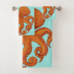 Creatividad marina resbaladiza Octopus largos obst