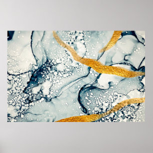 Creatividad única. Arte y oro. Inspirado por el ci