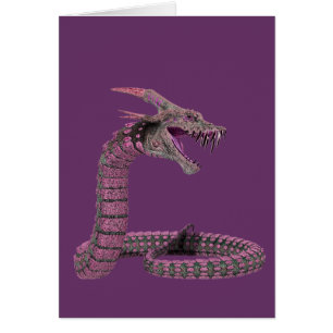 Creatura de fantasía morado rosado