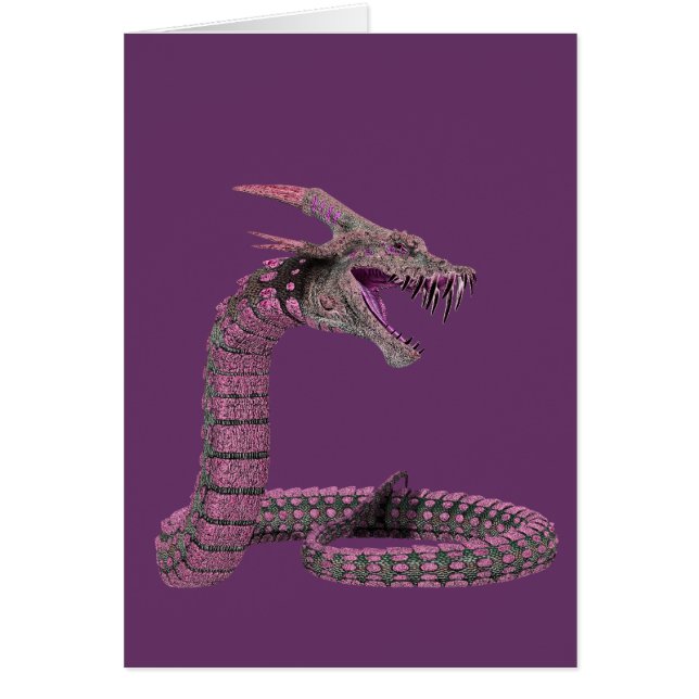 Creatura de fantasía morado rosado (Frente)