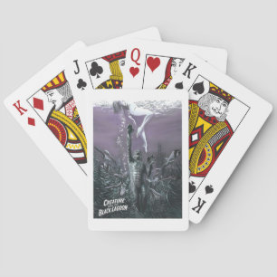 Creatura De La Laguna Negra Jugando Cartas