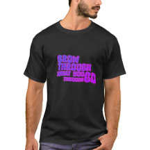 Crece a través de - camiseta de motivación minimal