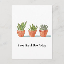 Crecemos Hemos mudado nueva postal de Invitación e