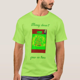 Crecen en la camiseta verde Nodes de árbol