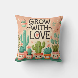 Crecer con amor almohada