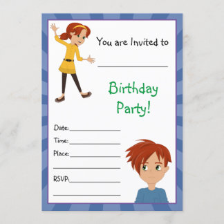 Crecer con las invitaciones de Abbey y Sam