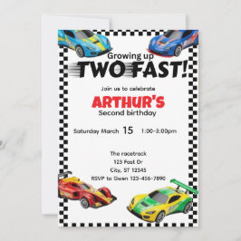 Crecer dos invitaciones de cumpleaños RÁPIDO