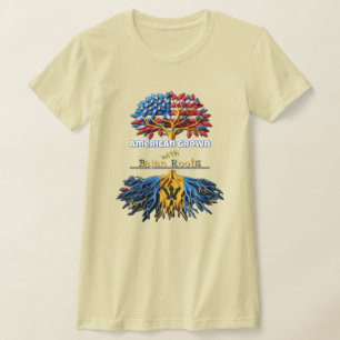 Crecer en Estados Unidos - Bajan Rota camiseta de