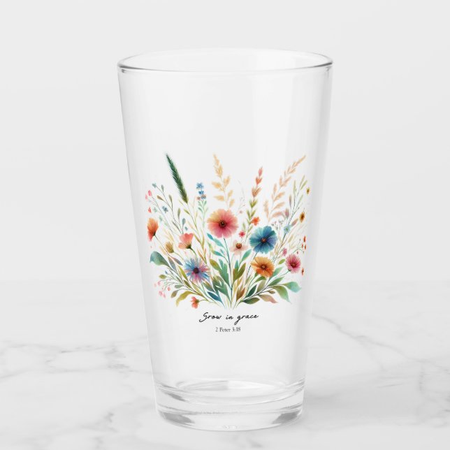 Crecer en gracia floral (Anverso)