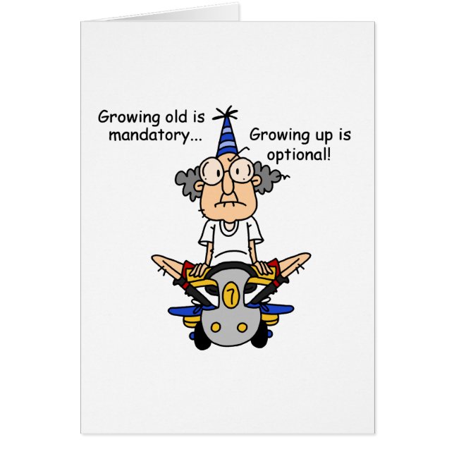 Crecer es humor opcional (Frente)