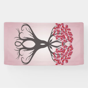 Crecer junto con la pancarta del amor