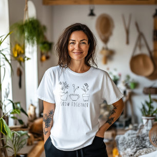 Crecer juntos en camiseta