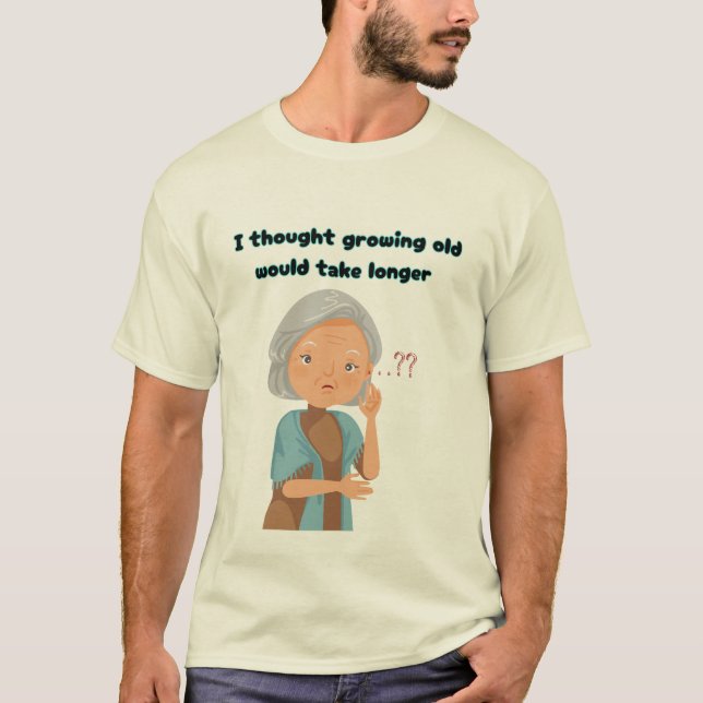 Crecer la camiseta básica de los viejos (Anverso)