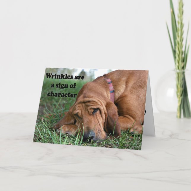 Crecer tarjeta de cumpleaños mayor (Anverso)