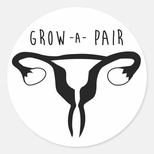 Crecer un par - Pegatina (Anverso)