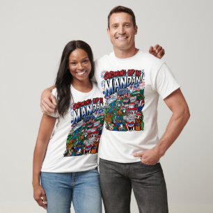 Creciendo en Mandan América 250 camiseta