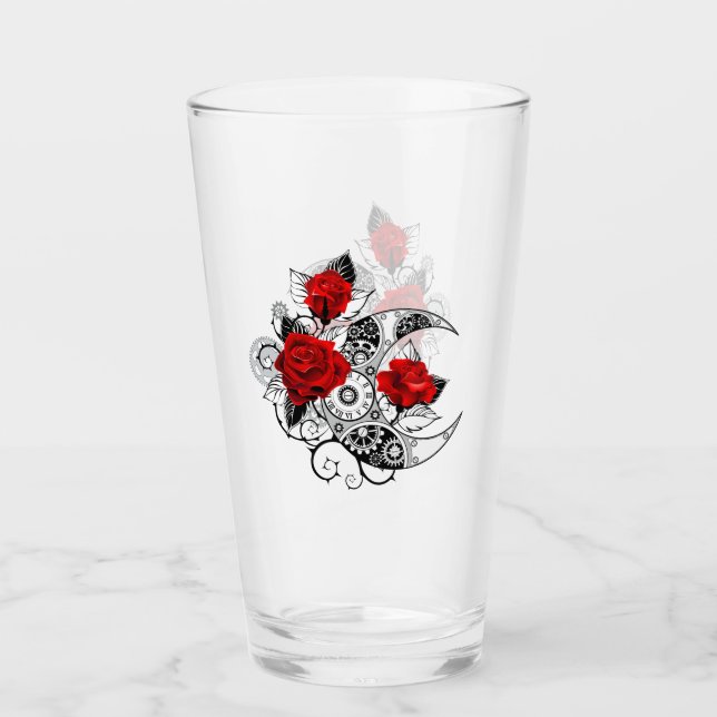 Creciente Mecánico con Rosas Rojas (Anverso)