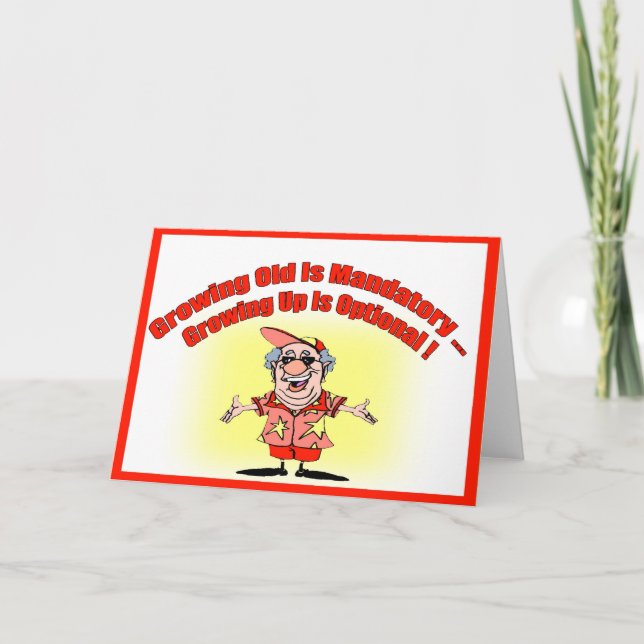 Creciente tarjeta de cumpleaños (Anverso)