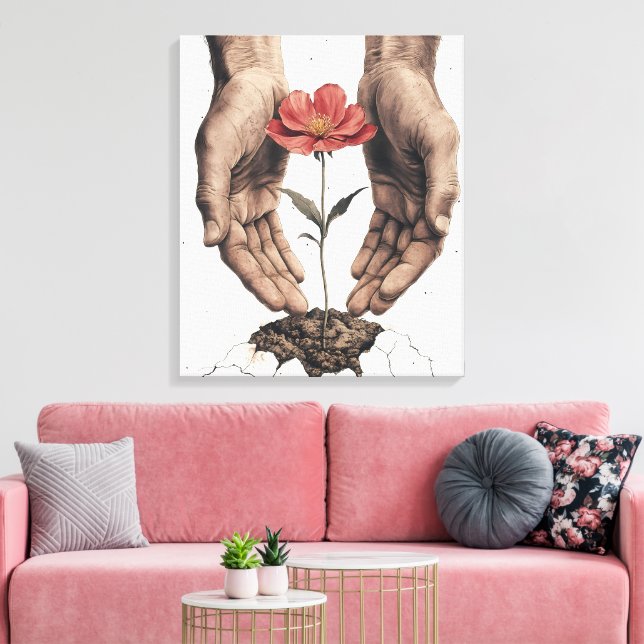 Crecimiento nutritivo - Arte mural Inspirador (Insitu (Sala de estar))