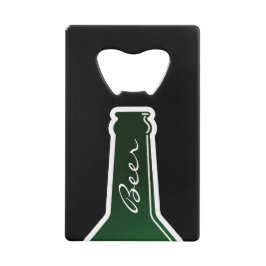 Crédito Abrebotellas personalizado tamaño tarjeta de crédi