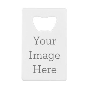 Crédito Cree su propio abrebotellas de la tarjeta de