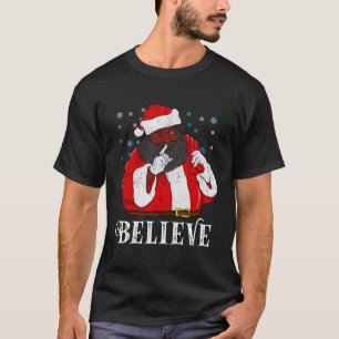 Cree en la camiseta de Santa Long Sleeve de Africa