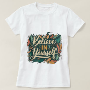 CREE EN LA TIPOGRAFÍA EN LA Camiseta