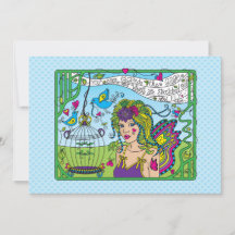 Cree en su tarjeta plana de 7" x 5"