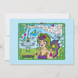 Cree en su tarjeta plana de 7" x 5"