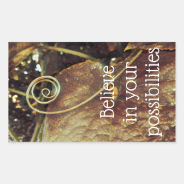 Cree en sus posibilidades Pegatinas