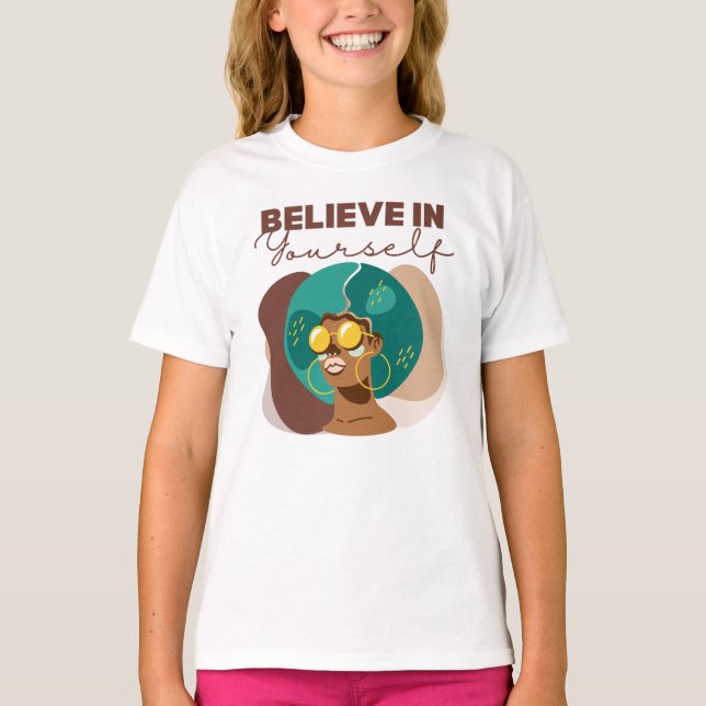 Cree en ti mismo camiseta de bebé (Anverso)