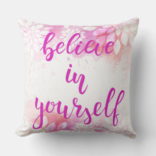 Cree en tu propia almohada decorativa