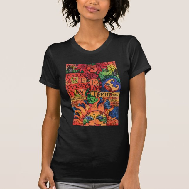 Cree la camiseta del arte (Anverso)
