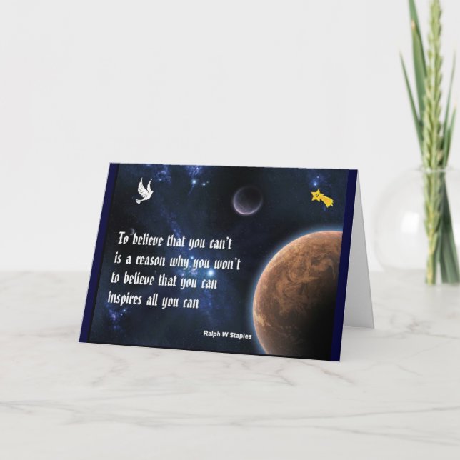 Cree que puede recibir tarjetas de felicitación (Anverso)