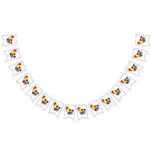 Cree su propia bandera del perro del día de fiesta