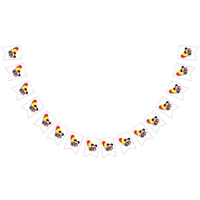 Cree su propia bandera del perro del día de fiesta (Todo)