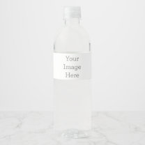 Cree su propia etiqueta de botella de agua (8,25" 