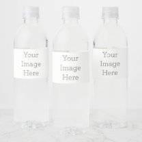 Cree su propia etiqueta de botella de agua Peel-An