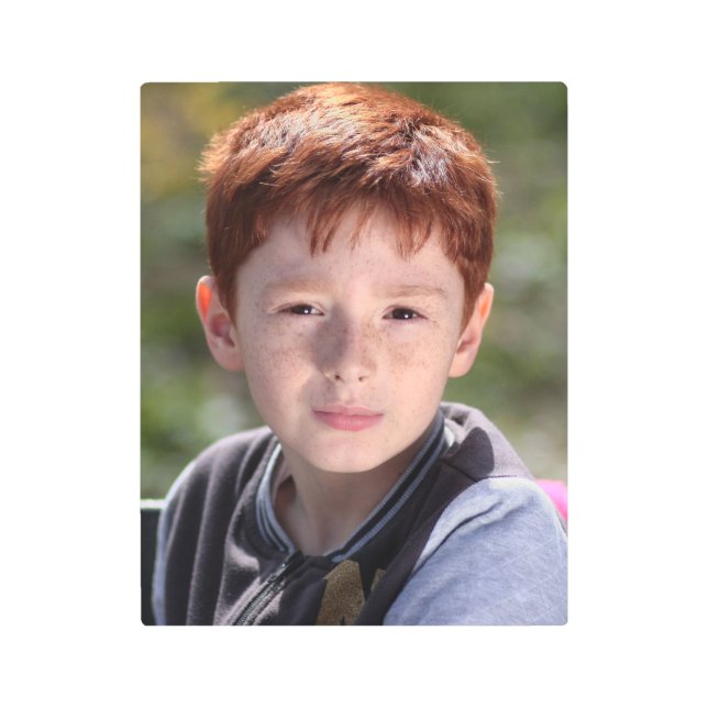 CREE SU PROPIA FOTO DE ARTE DE LA PARED METALIZADO (Anverso)