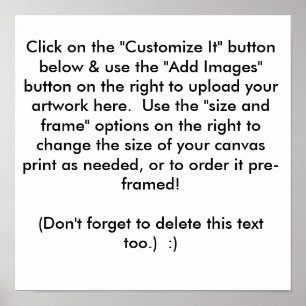 Cree su propia impresión del arte de la lona