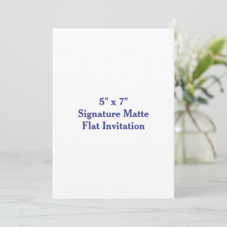 Cree su propia invitación de 5" x 7"