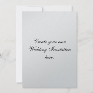 Cree su propia invitación de encargo de la bodas