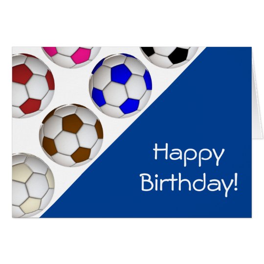 Cree su propia tarjeta de cumpleaños del fútbol