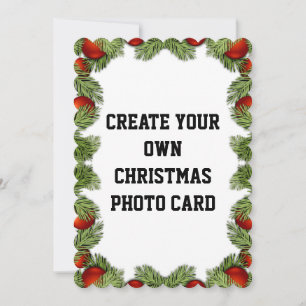 CREE SU PROPIA TARJETA DE FOTO DE NAVIDAD