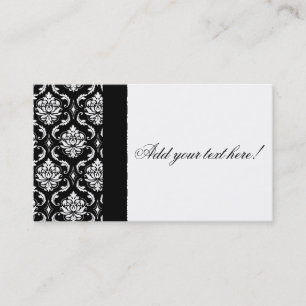 Cree su propia tarjeta de visita del damasco