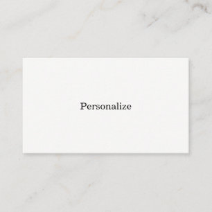Cree su propia tarjeta de visita personalizada