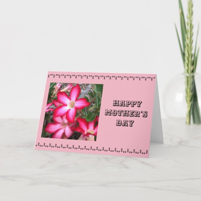 Cree su propia tarjeta del día de madre (Anverso)